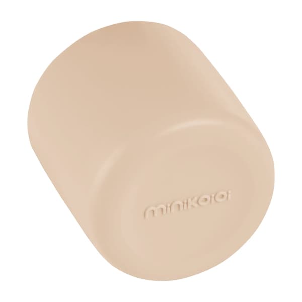 Silikonekop til børn 180 ml 6m+ MinikOiOi Beige