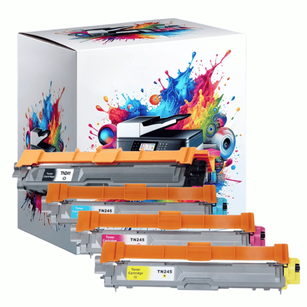 4x toner til Brother GP-B245CMYK