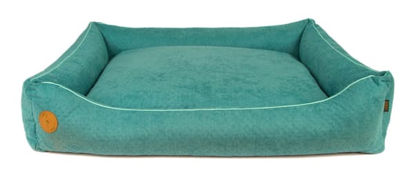 CEZAR soffa, turkos, quiltad, M - 80 cm x 70 cm