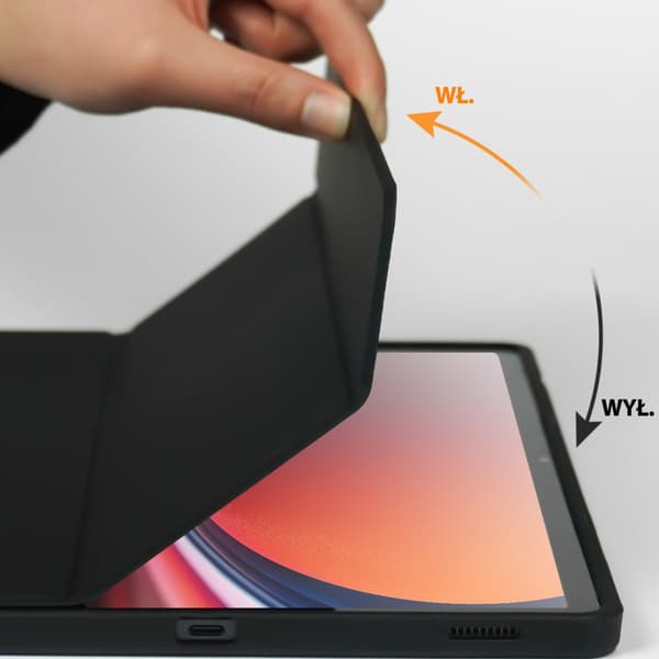 Araree A Folio-etui til Samsung Galaxy Tab S11, sort