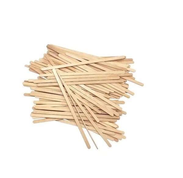 100x MINI trævokspinde