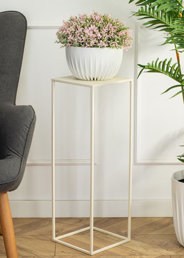 Kräm stående blomsterstand 70 cm