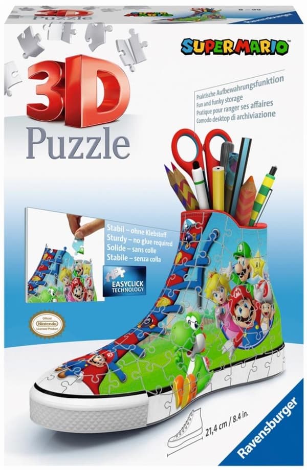 3D Puslespil 108 Super Mario Sneakers