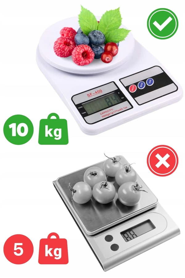 Köksvåg PRECISIONSKÖKSVÅG VIT 10 kg