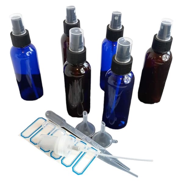 Reseflaskor med förångare 100ml 6 st
