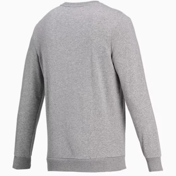 Puma Herr Essential Big Logo Crew Sweatshirt Grå 66% Bomull, 34% Polyester [586680 03] rS