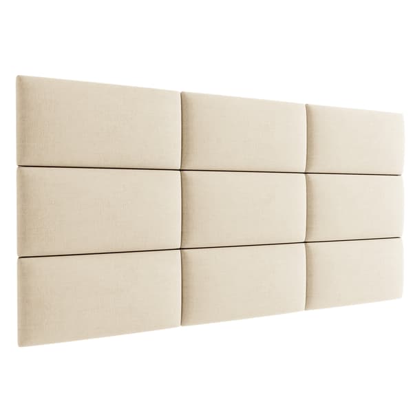Polstret panel 50x30 Mono 231 (Creme)