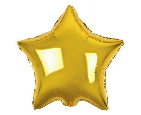 B&C folieballon guldstjerne 19