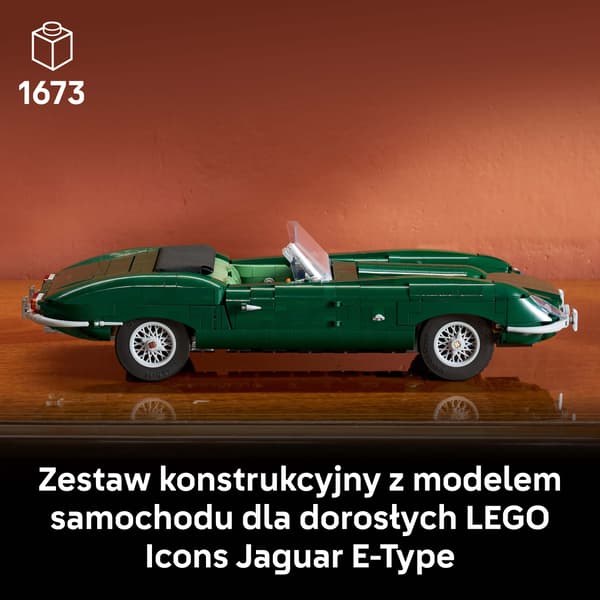 LEGO Icons Jaguar E-Type 1673-delars set (11381)
