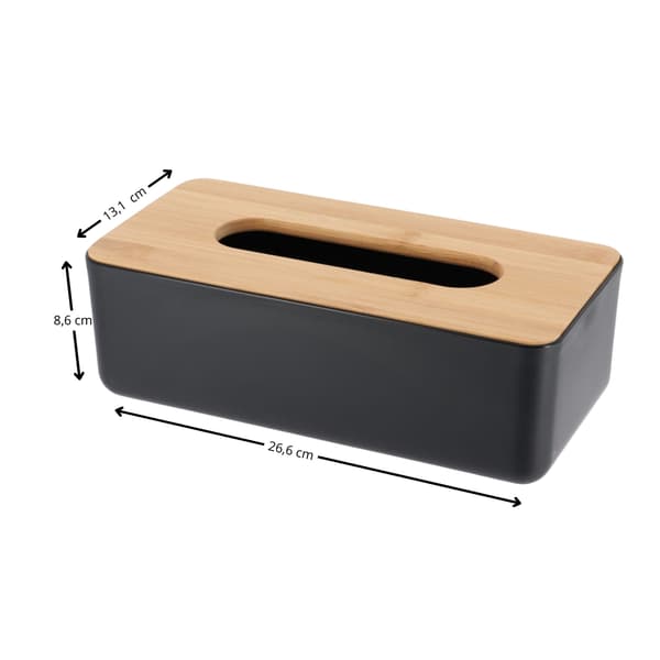 Berion servettlåda svart