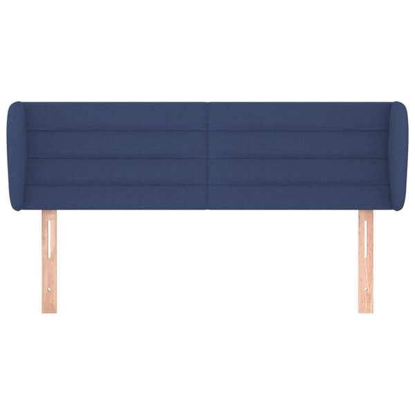 vidaXL Vingad nackstöd blå 147x23x78/88 cm tyg