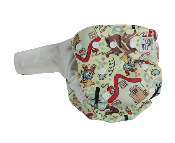 NappiMe Pocket Microfleece Three Pigs -kestovaipat