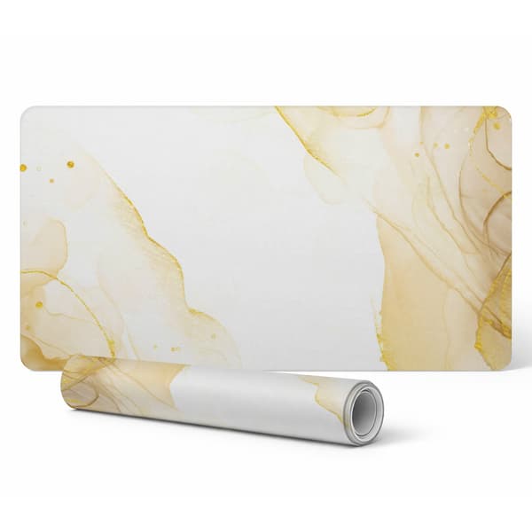 Antislip skrivebordsmatte med eterisk bølgemønster 90x45 cm