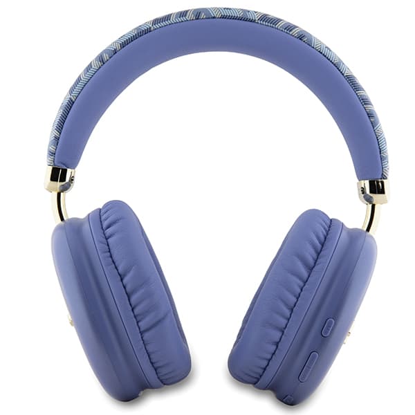 Guess Gcube Metallic Script Logo Bluetooth Over-Ear Hörlurar, Lila