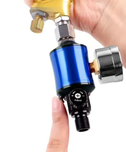 Tryckregulator 1/4 0-10 bar med torkare