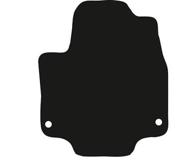 polyamid førermåtte til: Chrysler Pacifica II 7-sæders 2017 - gummibelagt førermåtte