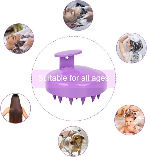Hårbottenmassageapparat för hårtvätt 2 st massage