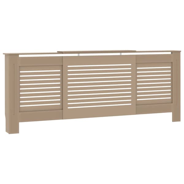 vidaXL Radiatorskydd, MDF, 205 cm