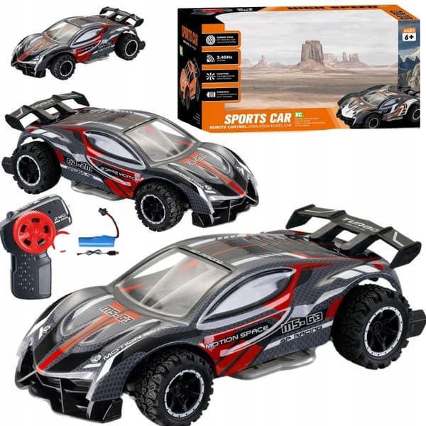 MIX-kauko-ohjattava urheiluauto