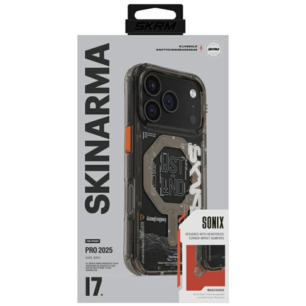 Skinarma Sonix MagSafe-etui til iPhone 17 Pro, sten