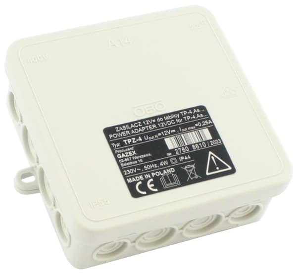 TPZ-4 12V, 4W virtalähde TP-4.As:lle