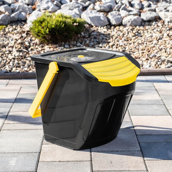 EcoBox 1 GUL avfallssorteringsbehållare