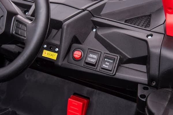 Akkukäyttöinen auto YSA036 Punainen 4x4