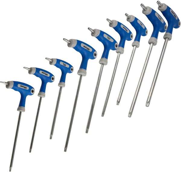 Sæt med 9 Torx-nøgler KD10247