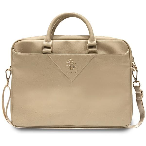 Guess Triangle 4G laptoptaske op til 16", guld