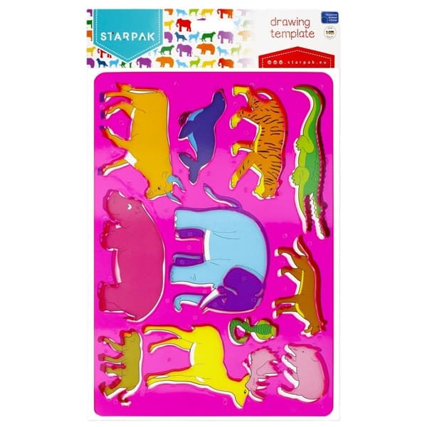 Skabelon til plastikdyr