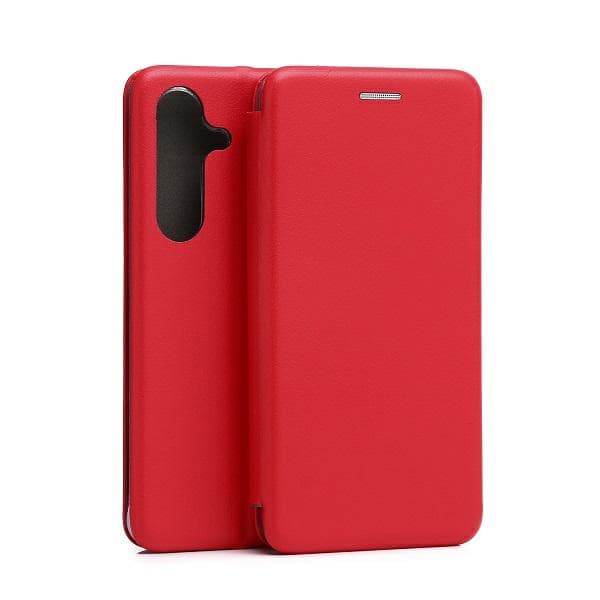 Beline Book Magnetisk Etui til Galaxy S24 Rød