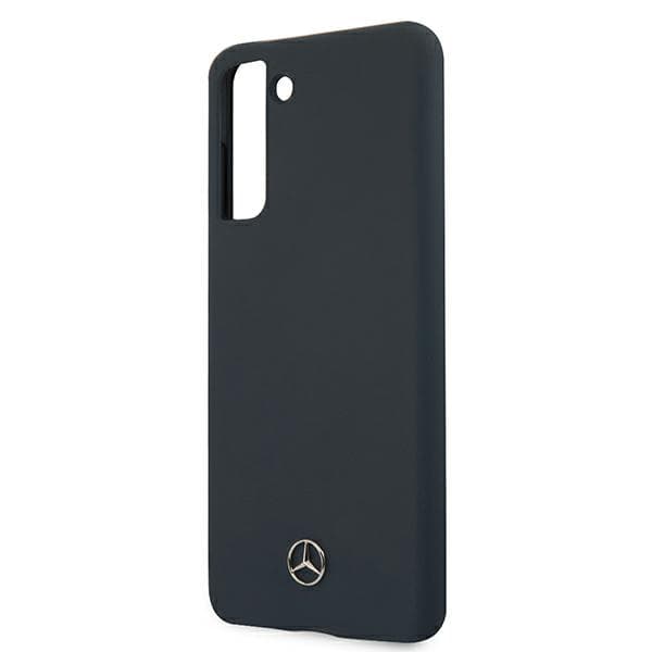 Mercedes Silikone Line Etui til Galaxy S21, Blå