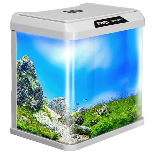 Kruger Meier Como Akvarium 7l - akvarieset vitt
