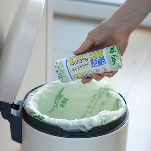 GreenAware komposterbare affaldsposer 25L 10 stk