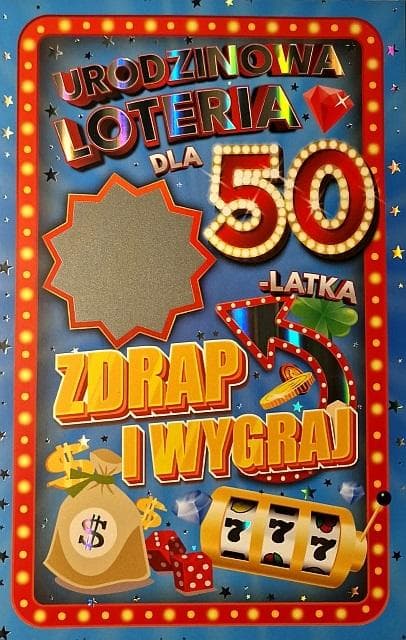 Mænds 50-års fødselsdagskort