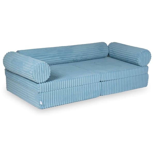 Montessori Premium Waffle Blue Legesofa