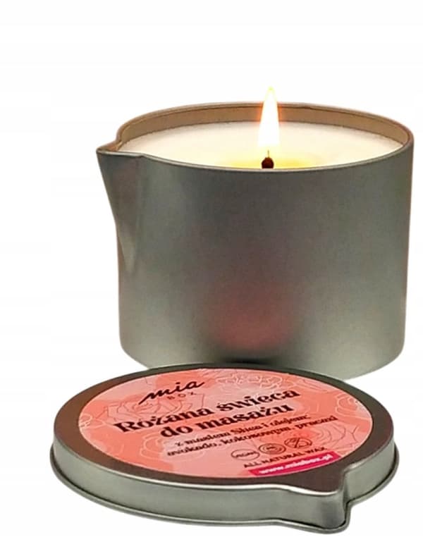 Rose Massagelys 200ml