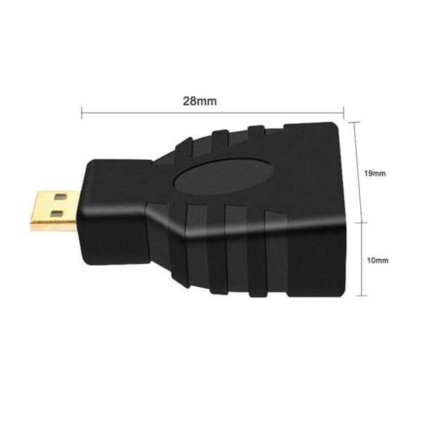 Logilink Micro HDMI - HDMI -sovitin, 4K/30Hz Ultra HD UHD HDMI -sovitin