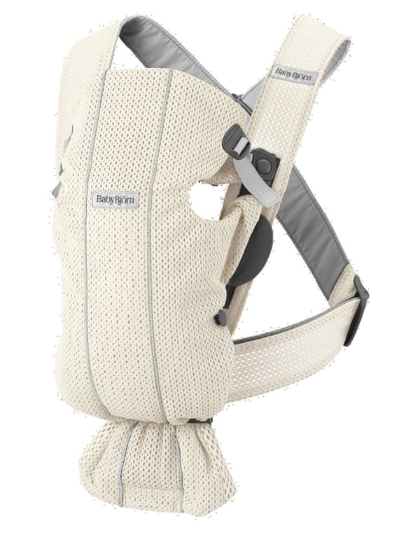BABYBJÖRN Mini 3D Mesh - bärsele, kräm