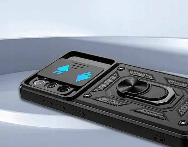 ARMOR SLIDE RING -lasikotelo Samsung S20 FE:lle + LASILLA