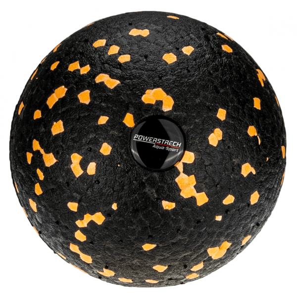 Aqua-Sport Powerstretch EPP massagerulle, 8 cm, sort-orange