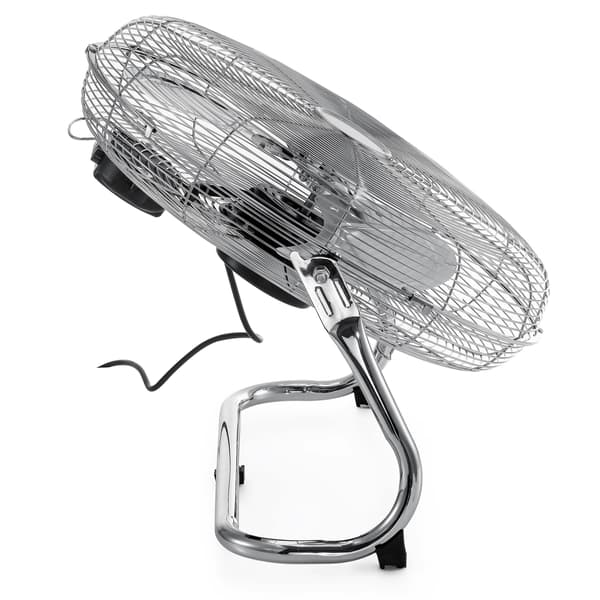 Gulvventilator, stående ventilator, 120W, TYBER sølv