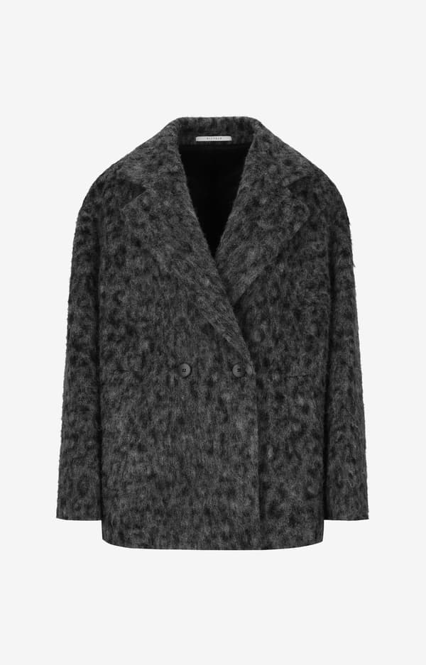 Leopardprint jakke S/M