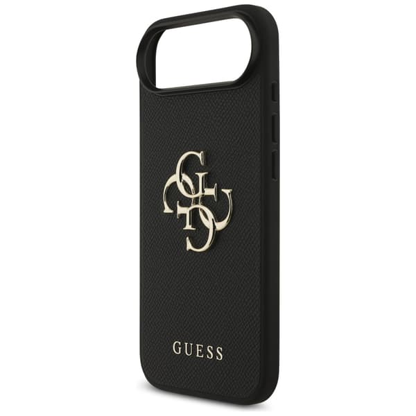 Guess Grained Big 4G & Classic Logo cover til iPhone Air, sort