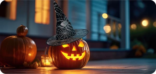 Heksehat Halloween Karneval Kostume