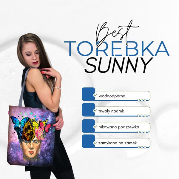 SUNNY lærredstaske - Sapia