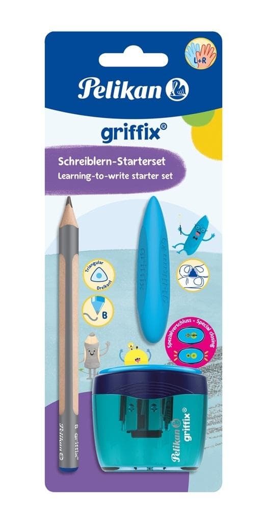 Griffix blyant + spidser + viskelædersæt