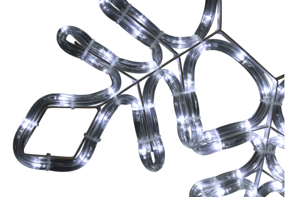 LED julreprsdekoration - snøfling 56 cm