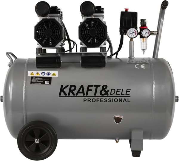 Oljefri kompressor 100L / 2 x 1500W KD1398