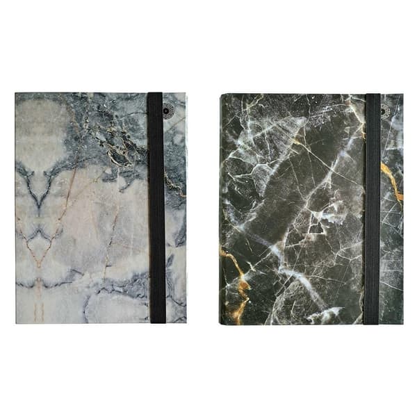 Marble MIX A4 klapmappe med elastik